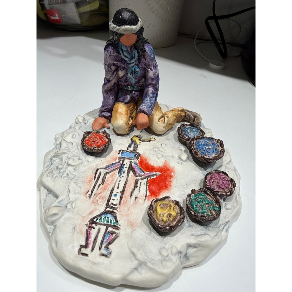 Goebel DeGrazia Pueblo Sand Painter Figurine Limited Edition 66/950 Germany 1992